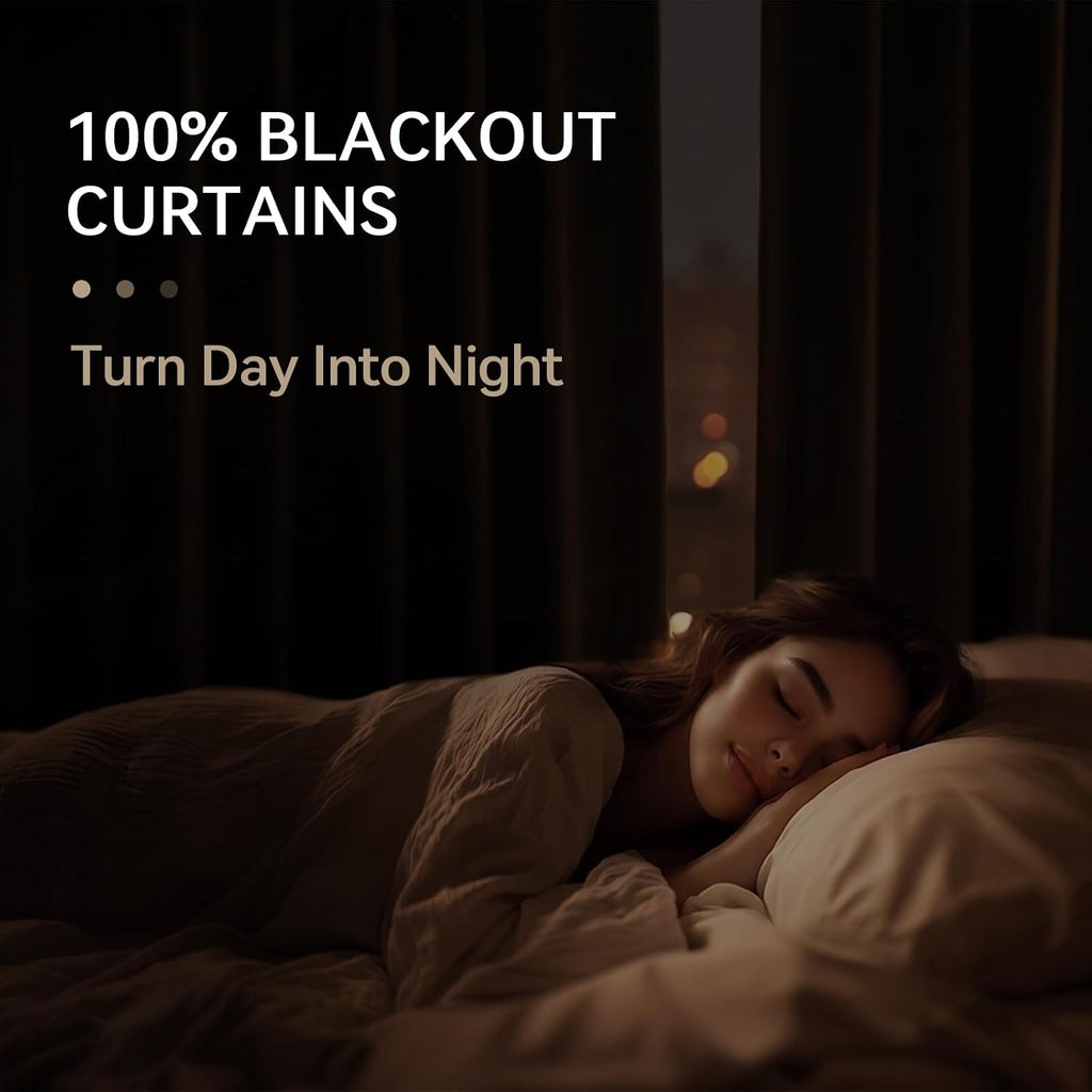 Oatmeal Linen Blackout Curtains