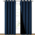 Blue Moroccan Blackout Curtains