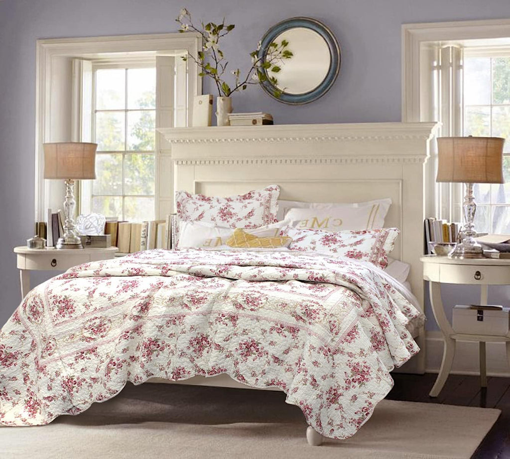 Pink Peony Floral Throw Blanket