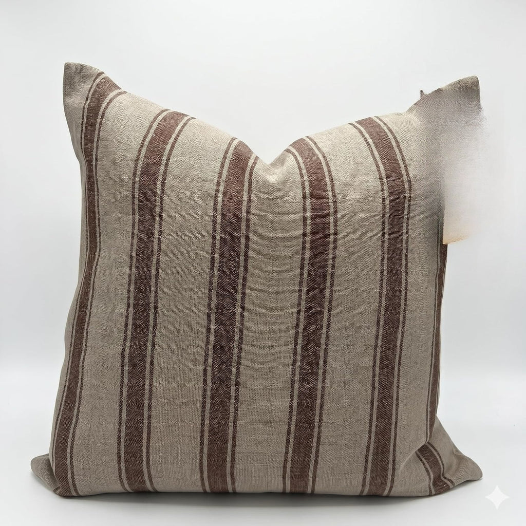 Stripe Linen Pillow Covers