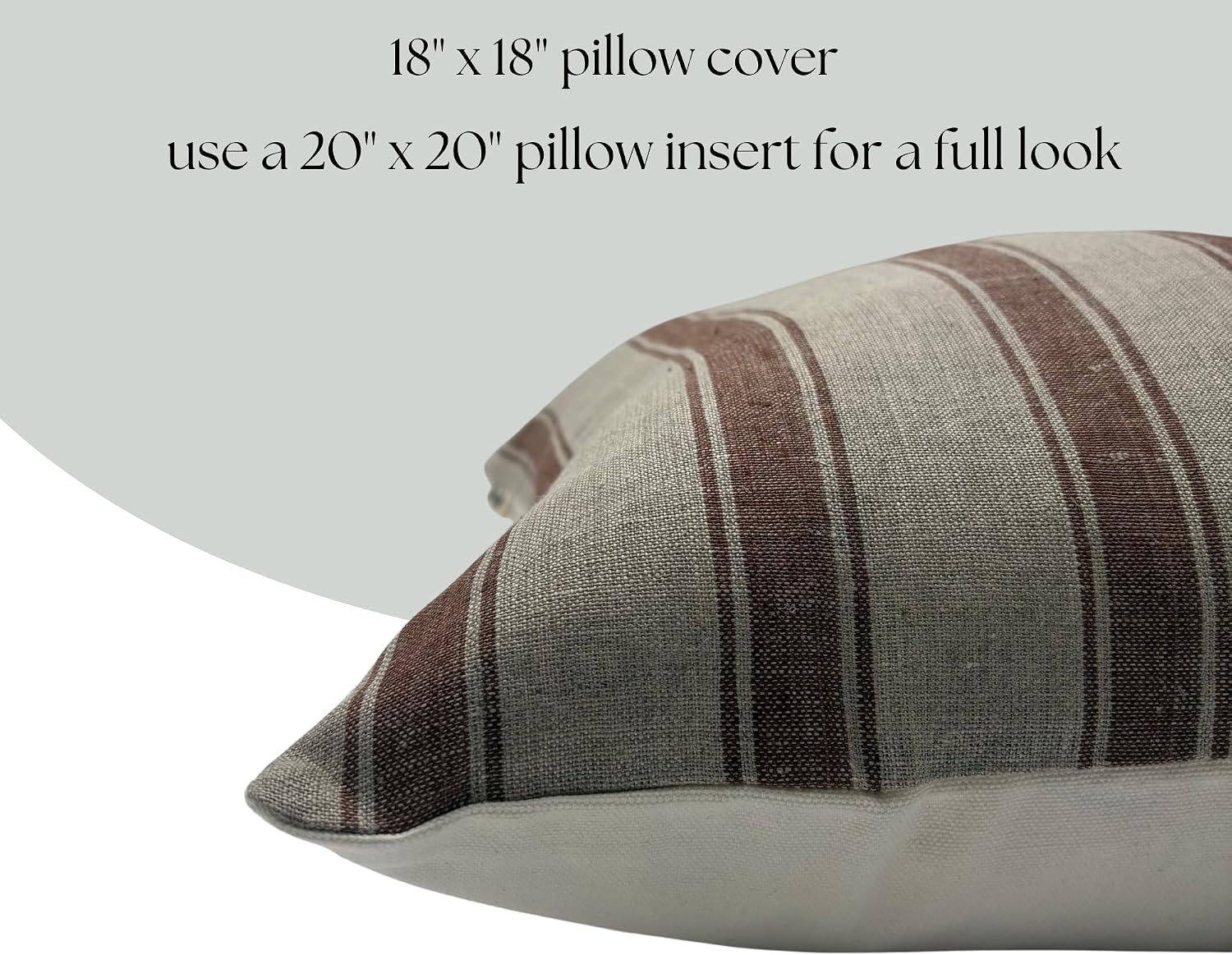 Stripe Linen Pillow Covers