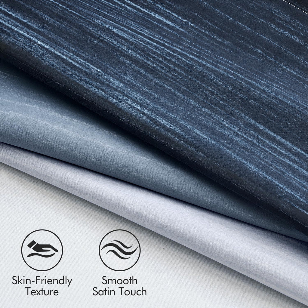 Navy Gradient Blackout Curtains