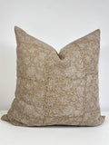 Vintage Printed Linen Pillow Cover