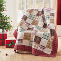 Red Cotton Throw Blanket